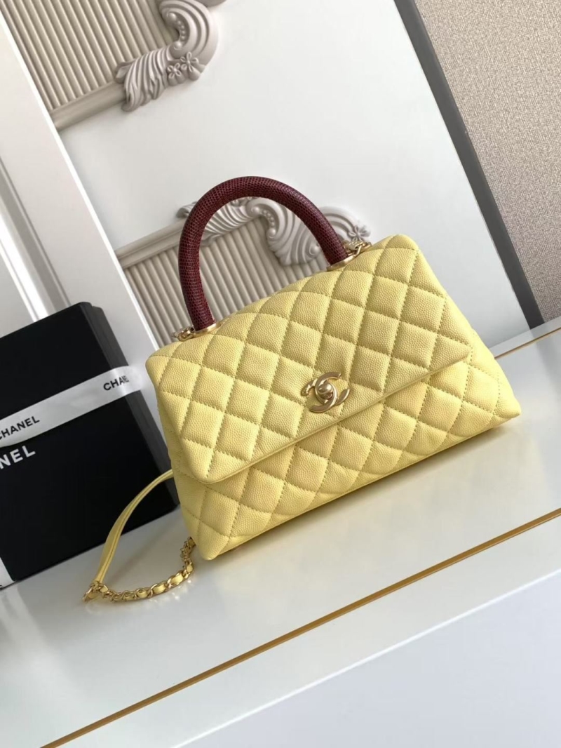 Ch**el top handle bags